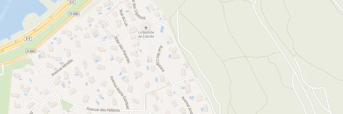 Plan du 2 Rue des Cigalons à Cabriès