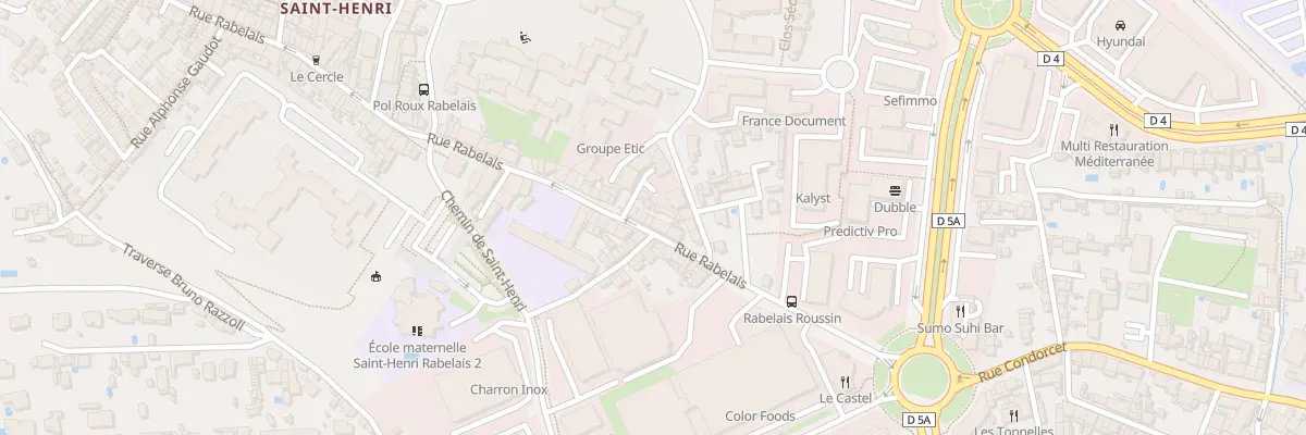 Plan du 68 Rue rabelais à Marseille 16e Arrondissement