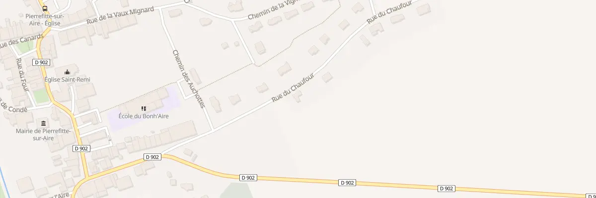 Plan du 6 Rue du Chaufour à Pierrefitte-sur-Aire
