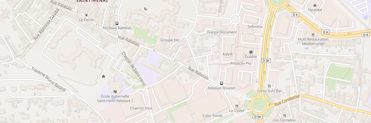 Plan du 64 Rue rabelais à Marseille 16e Arrondissement