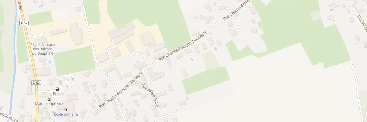 Plan du 466 Rue Charles Francois Daubigny à Optevoz