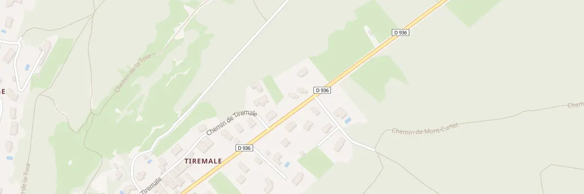 Plan du 423 Rte du Col de France à Jasseron