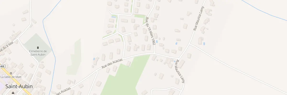 Plan du 25 Rue des Acacias à Saint-Aubin