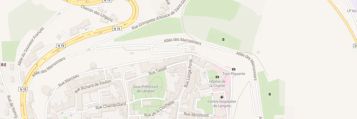 Plan du 17 Rue Tassel à Langres