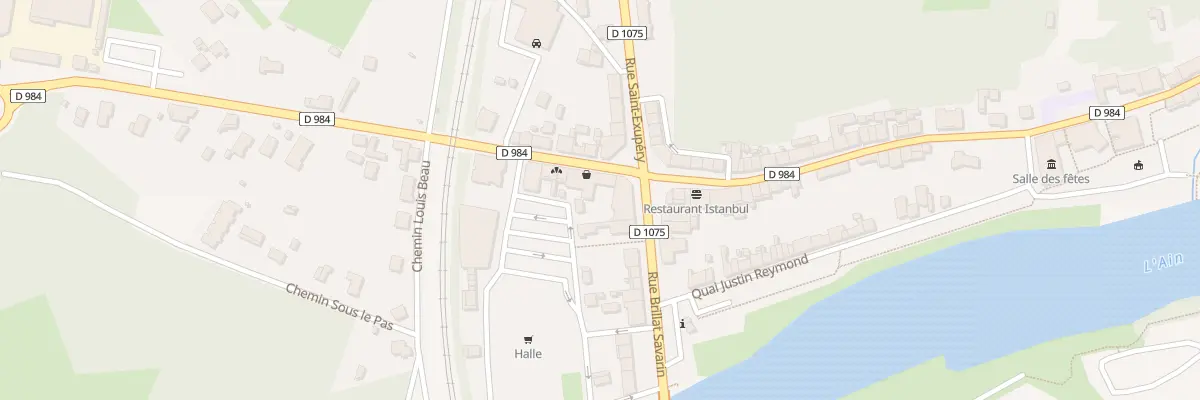 Plan du 2 Rue du 1er Septembre 1944 à Pont-d’Ain