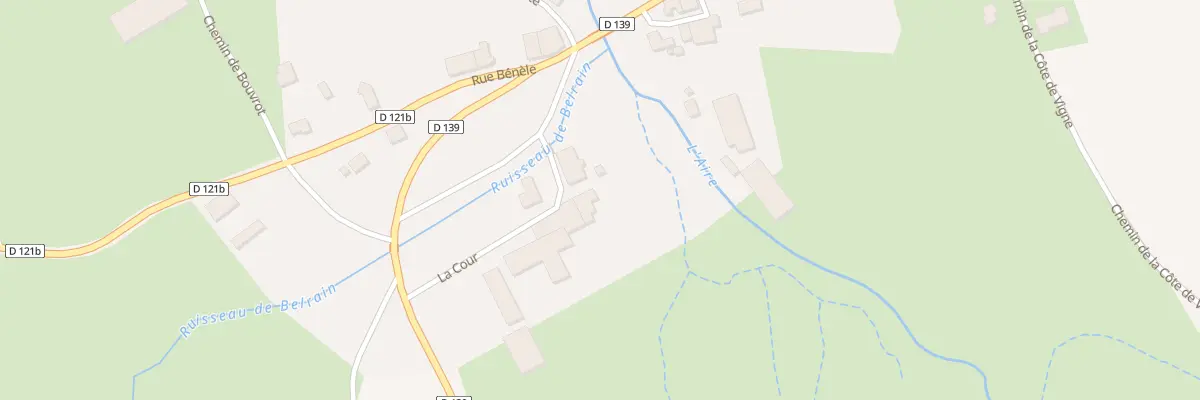 Plan du 2 La Cour à Nicey-sur-Aire