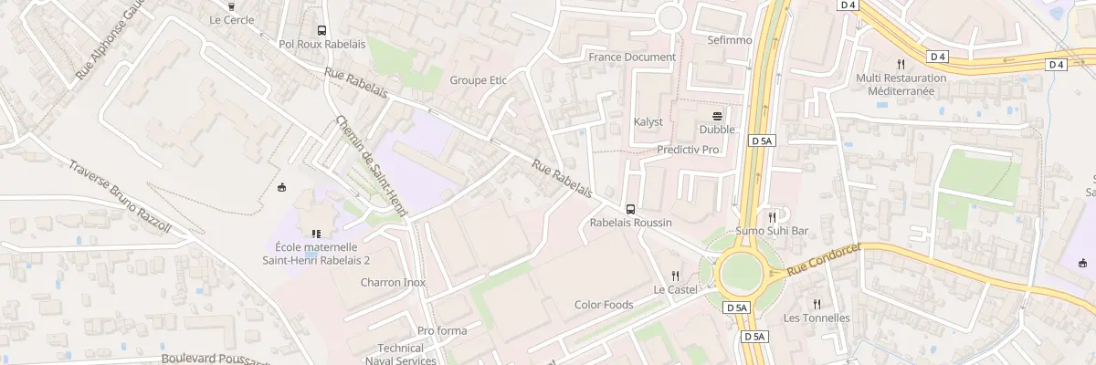 Plan du 65 Rue rabelais à Marseille 16e Arrondissement