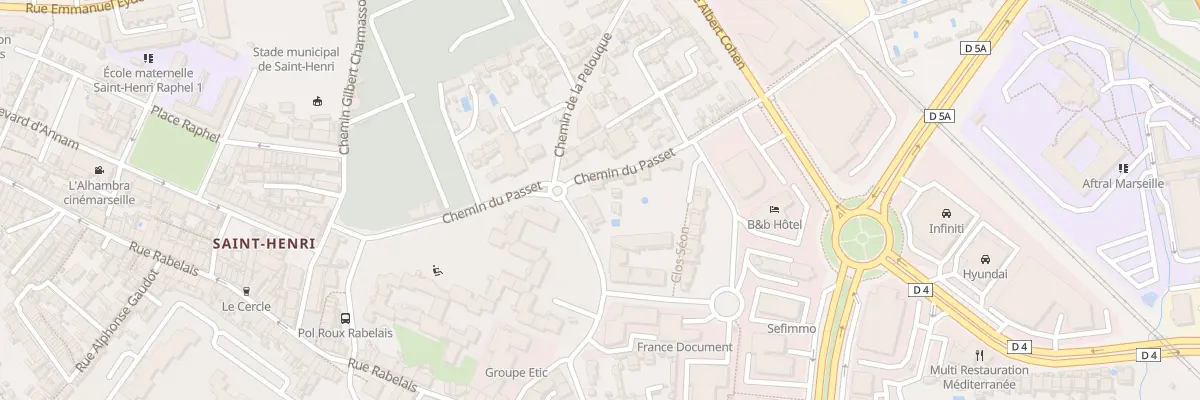 Plan du 44 Che du Passet à Marseille 16e Arrondissement