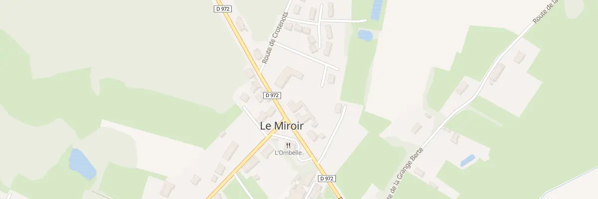 Plan du 1553 Rte de Cuiseaux au Miroir