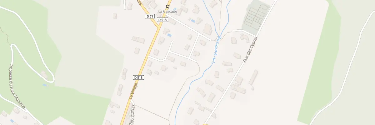 Plan du 5200F Village et Cascade à Saint-Vérand
