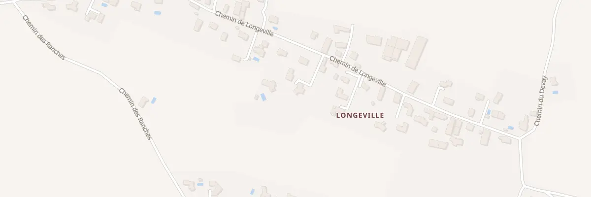 Plan du 735 Che de Longeville à Sérézin-de-la-Tour