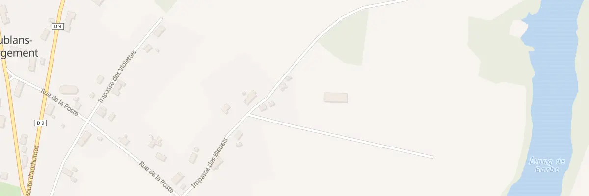 Plan du 7 Imp des Bleuets à Neublans-Abergement