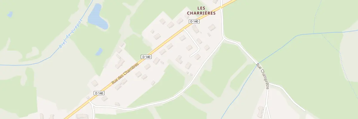 Plan du 1087 Lot Les Charrieres au Fay