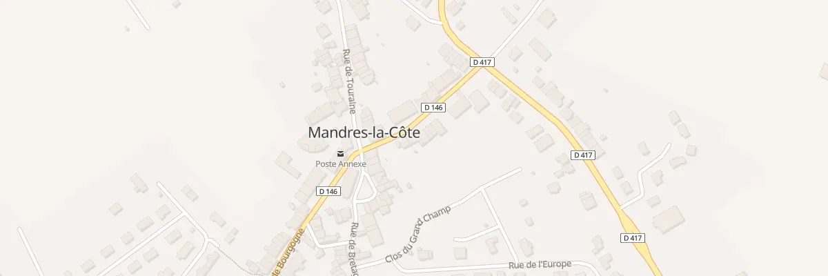 Plan du 4 Rue de Champagne à Mandres-la-Côte