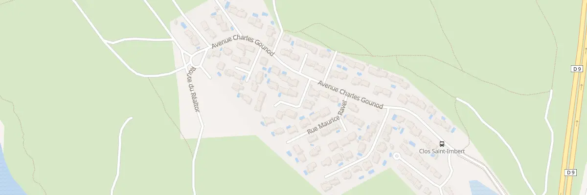 Plan du 2 Rue Massenet à Cabriès