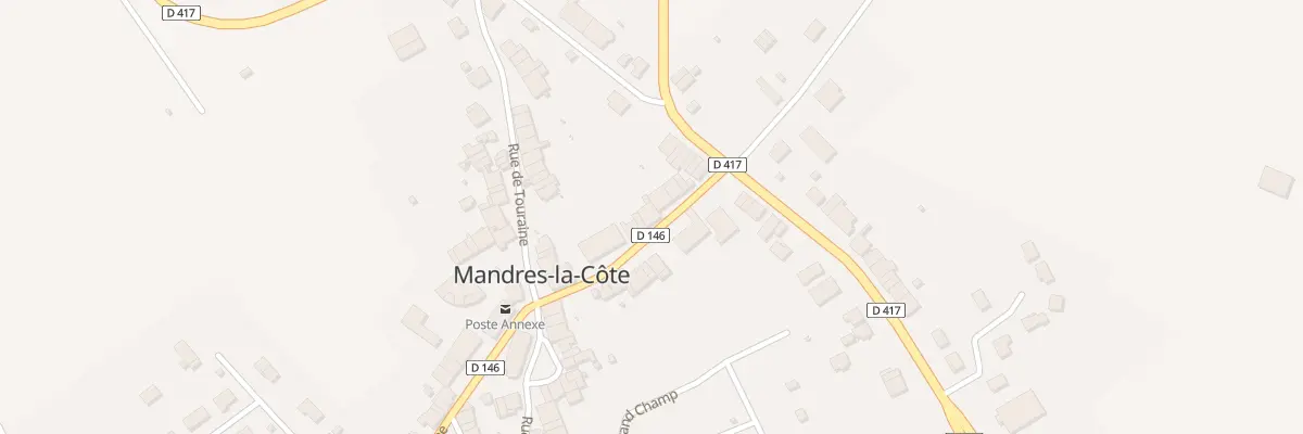 Plan du 9 Rue de Champagne à Mandres-la-Côte