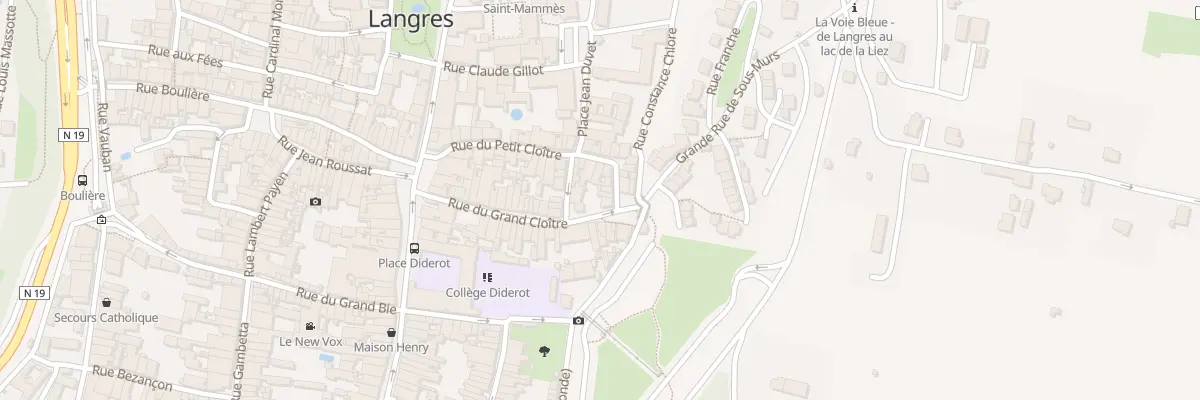 Plan du 36 Rue Joseph Lhuillier à Langres