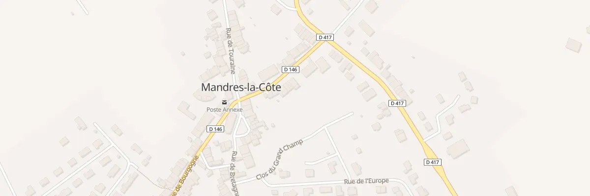 Plan du 8B Rue de Champagne à Mandres-la-Côte
