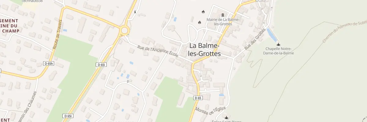 Plan du 33 Rue de l’Ancienne École à La Balme-les-Grottes