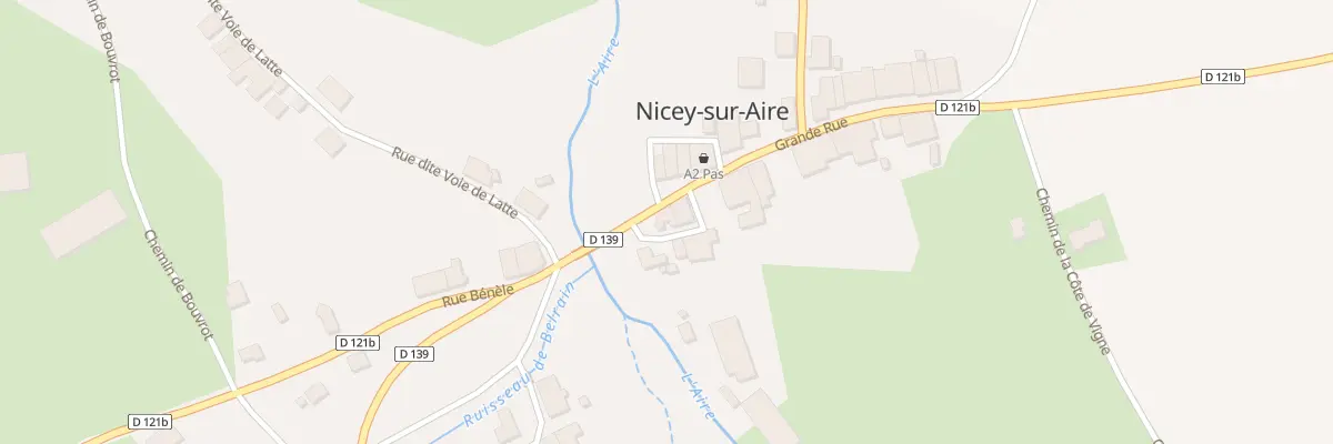 Plan du 10 Gr Grande Rue à Nicey-sur-Aire