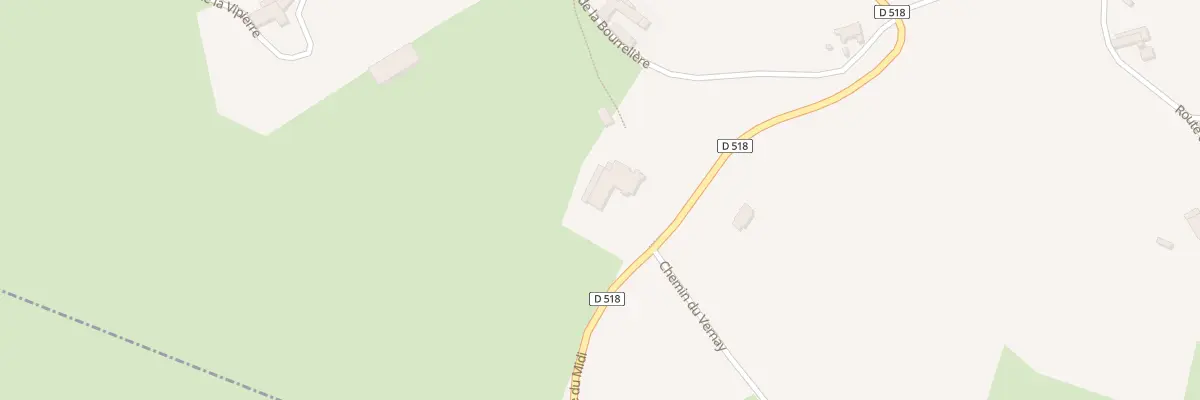 Plan du 840 Rte du Midi à Chasselay