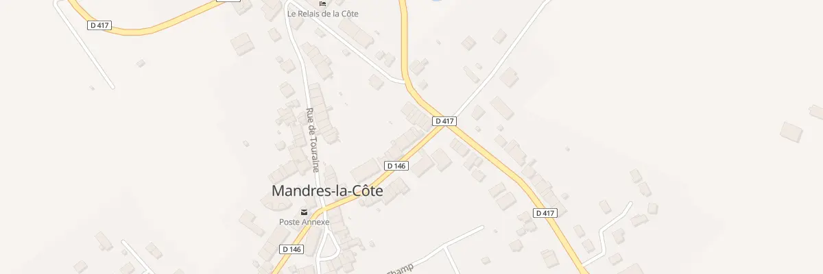 Plan du 13 Rue de Champagne à Mandres-la-Côte