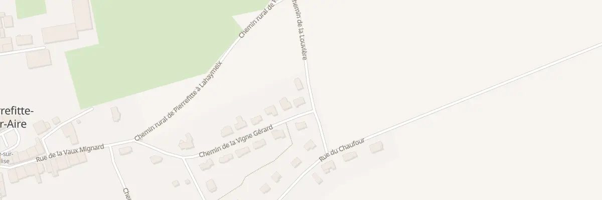 Plan du 15 Chem de la Vigne Gerard à Pierrefitte-sur-Aire