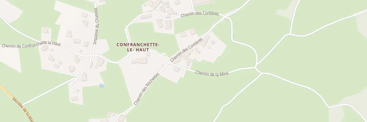 Plan du 45 Che des Monthioux à Saint-Martin-du-Mont