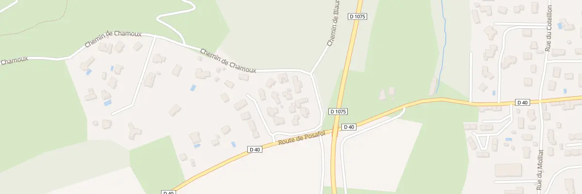 Plan du 105C Che de Chamoux à Lagnieu