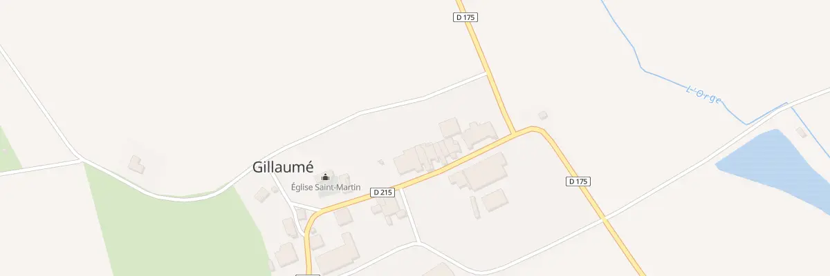 Plan du 10 Rue de la Mairie à Gillaumé
