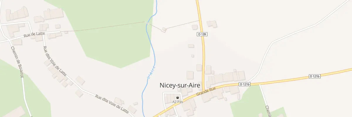 Plan du 9001 Gr Grande Rue à Nicey-sur-Aire