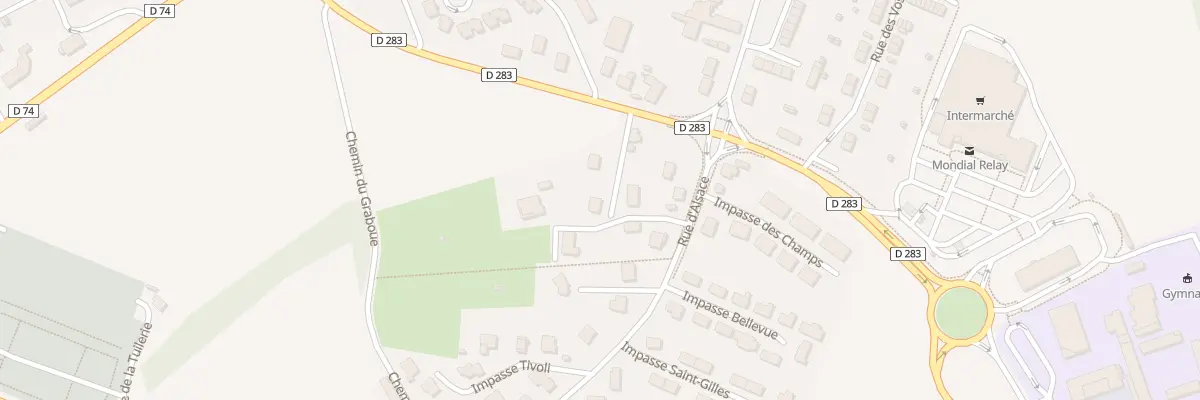 Plan du 70 Imp En la Roche à Langres