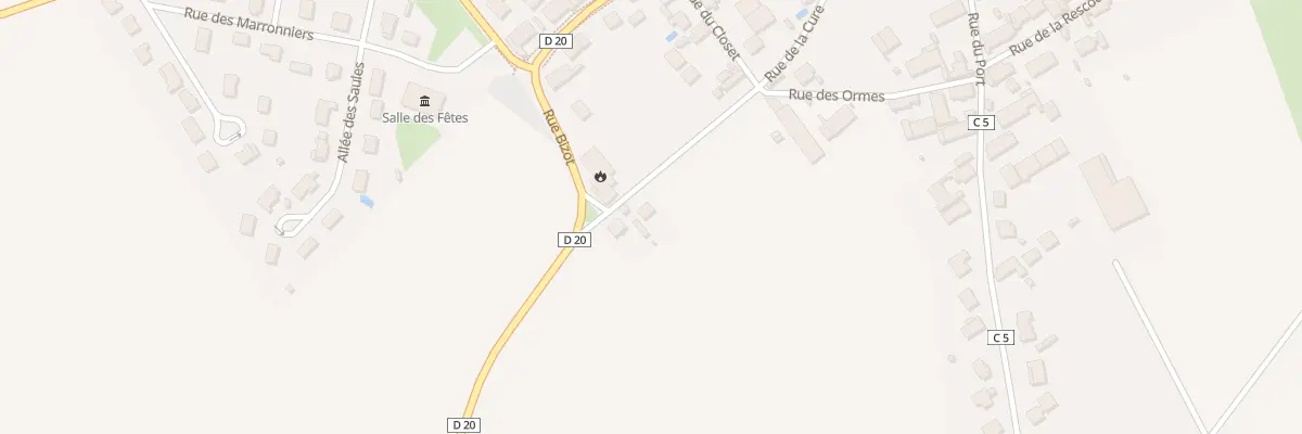 Plan du 3 Rue de la Cure aux Maillys