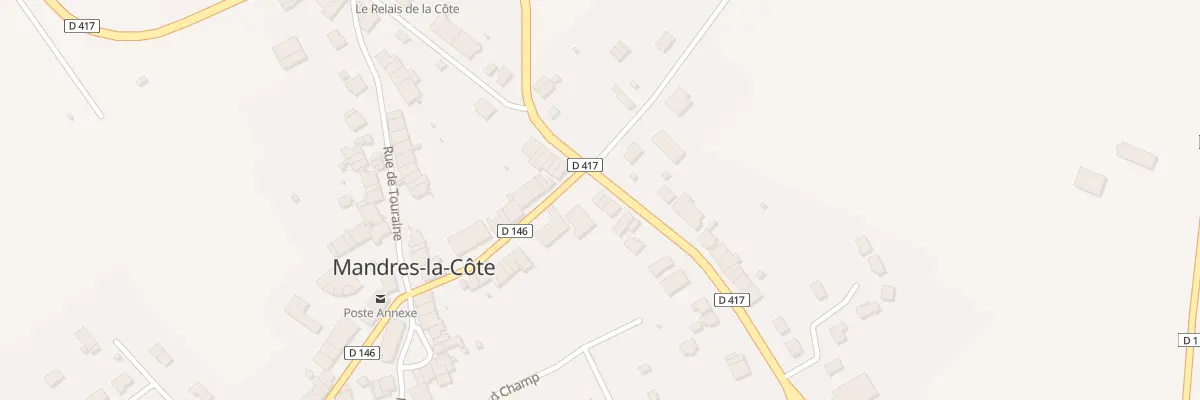 Plan du 16 Rue de Provence à Mandres-la-Côte