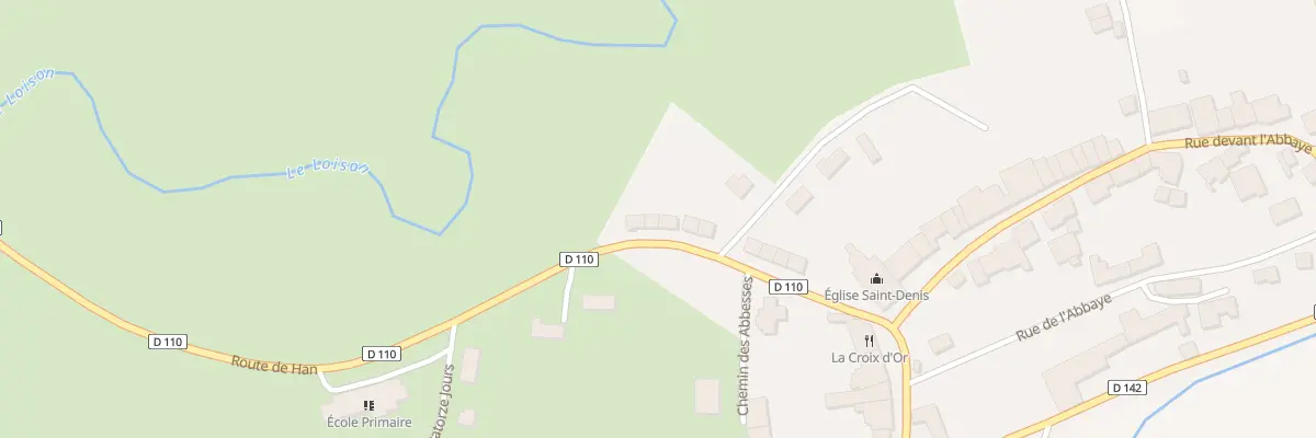 Plan du 14 Rte de Han à Juvigny-sur-Loison