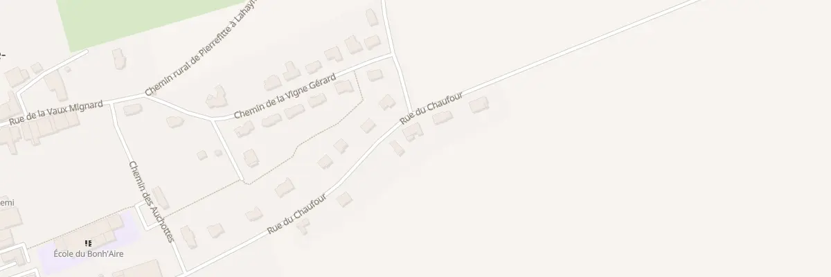 Plan du 18B Rue du Chaufour à Pierrefitte-sur-Aire