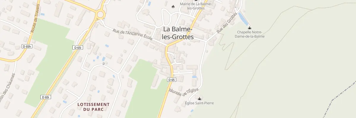 Plan du 5 La Courbadiere à La Balme-les-Grottes