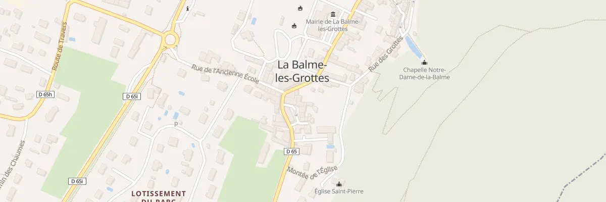 Plan du 19 Rue de la Courbadière à La Balme-les-Grottes