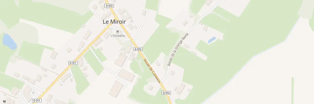 Plan du 1779 Rte de Cuiseaux au Miroir