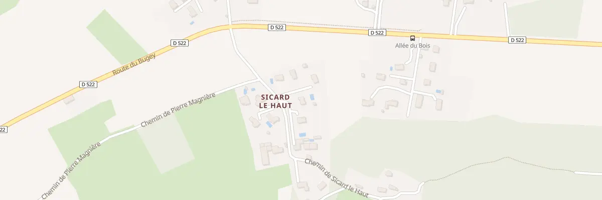 Plan du 149 Che de Sicard le Haut à Salagnon