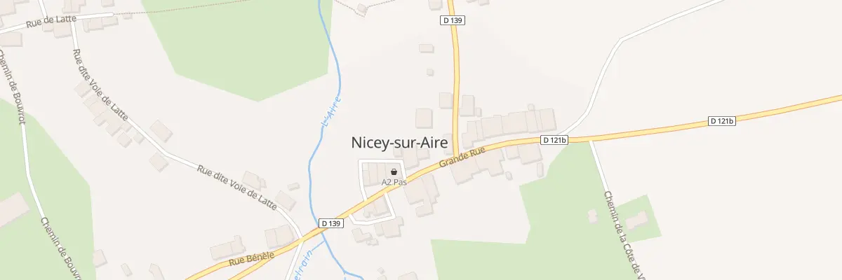 Plan du 13 Gr Grande Rue à Nicey-sur-Aire