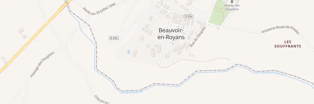 Plan du 142 Rue Porte d’Aris à Beauvoir-en-Royans