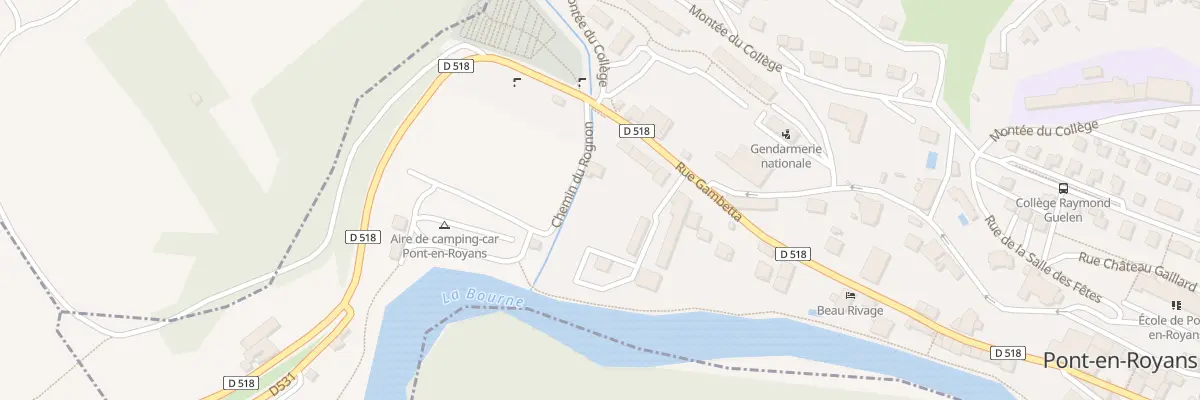 Plan du 1 Che du Rognon à Pont-en-Royans