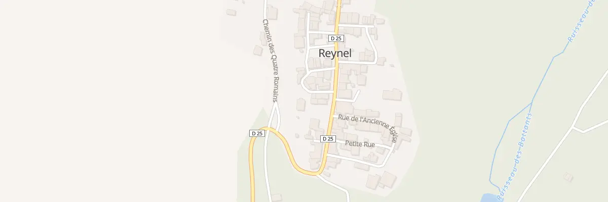 Plan du 8 Rue des 7 Tours à Reynel