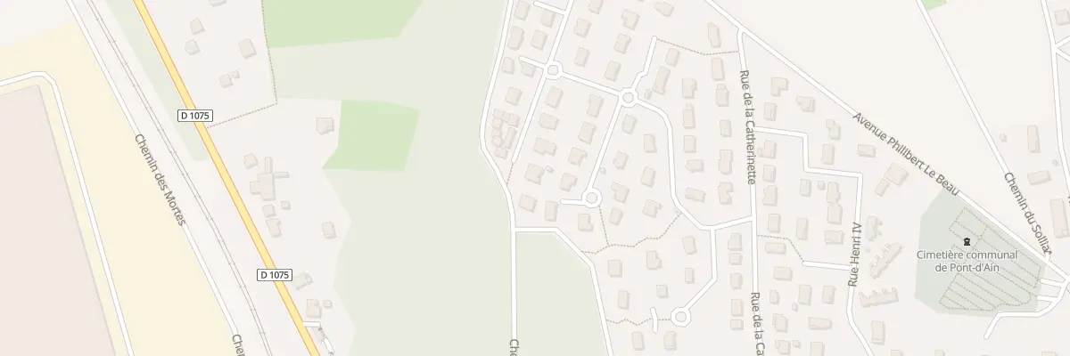 Plan du 6211 La Plantee à Pont-d’Ain