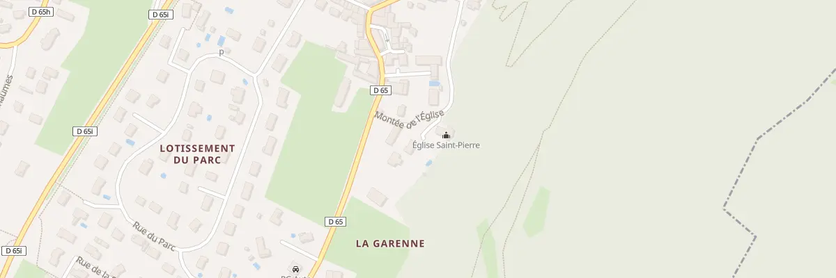 Plan du 4 Mte de l’Église à La Balme-les-Grottes