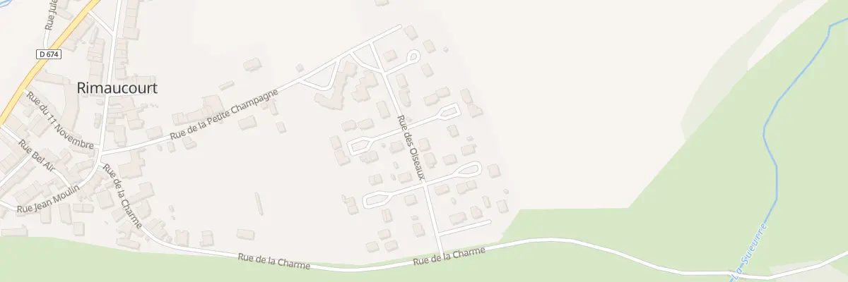 Plan du 5 Rue des Oiseaux à Rimaucourt