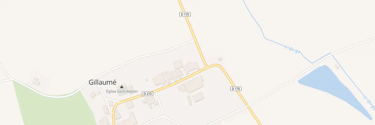 Plan du 2 Rue de la Mairie à Gillaumé