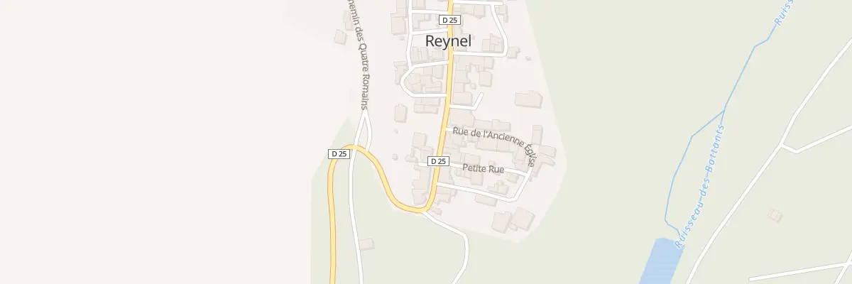 Plan du 8 Gr Grande Rue à Reynel