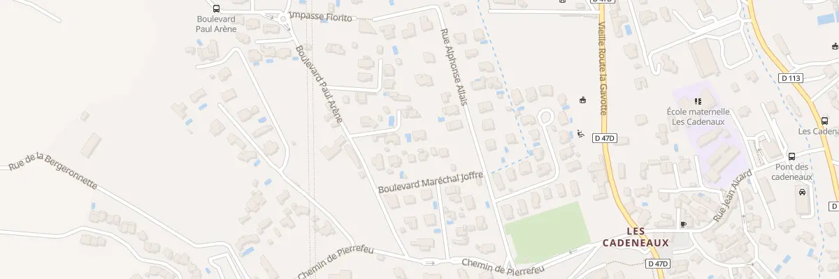 Plan du 2 Bd Paul Arène aux Pennes-Mirabeau